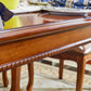 Rectangle Shape Mid-Century Modern Dining Table Brown Tone Fixed Table with 4 Legs Clearhalo ' dining_table' 'Dining Tables & Seating' 'Dining Tables' 'Furniture' 'furniture_dining_table' 'Kitchen & Dining Furniture' 'kitchen&dining_furn' 'kitchen' 'kitchen_dining_table' 4020734