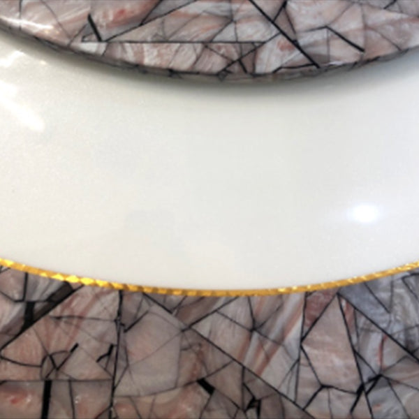 Luxury Style Marble Dining Table Single Pedestal Base Round Table for Dining Room Clearhalo ' dining_table' 'Dining Tables & Seating' 'Dining Tables' 'furn' 'furn_dining_table' 'Furniture' 'furniture_dining_table' 'Kitchen & Dining Furniture' 'kitchen&dining_furn' 'kitchen' 'kitchen_dining_table' 4020765