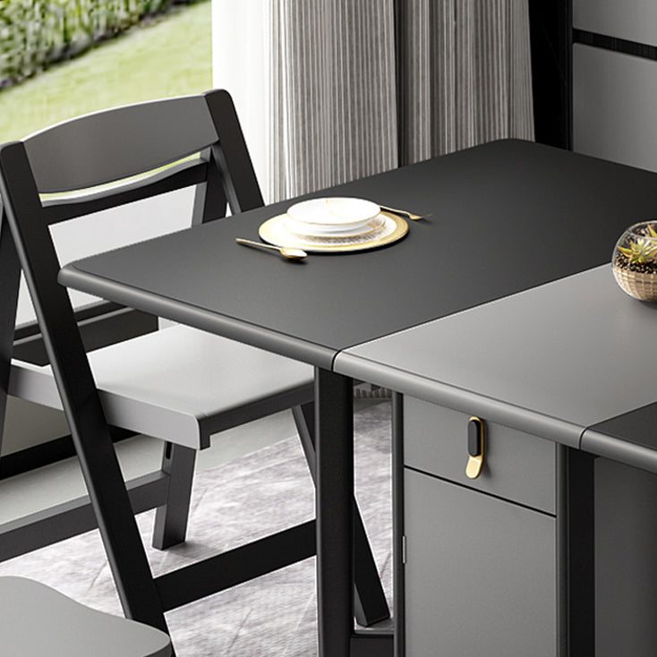 Mid-Century Modern Dining Table Rubberwood Solid Wood Table with Black Ash Solid Wood Base Clearhalo ' dining_table' 'Dining Tables & Seating' 'Dining Tables' 'furn' 'furn_dining_table' 'Furniture' 'furniture_dining_table' 'Kitchen & Dining Furniture' 'kitchen&dining_furn' 'kitchen' 'kitchen_dining_table' 4020775