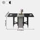 Mid-Century Modern Dining Table Rubberwood Solid Wood Table with Black Ash Solid Wood Base Clearhalo ' dining_table' 'Dining Tables & Seating' 'Dining Tables' 'furn' 'furn_dining_table' 'Furniture' 'furniture_dining_table' 'Kitchen & Dining Furniture' 'kitchen&dining_furn' 'kitchen' 'kitchen_dining_table' 4020780