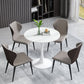 Simple Round Dining Table Sintered Stone Table with Tulip Base for Dining Room Clearhalo ' dining_table' 'Dining Tables & Seating' 'Dining Tables' 'furn' 'furn_dining_table' 'Furniture' 'furniture_dining_table' 'Kitchen & Dining Furniture' 'kitchen&dining_furn' 'kitchen' 'kitchen_dining_table' 4020807