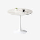 Simple Round Dining Table Sintered Stone Table with Tulip Base for Dining Room White Gold White Clearhalo ' dining_table' 'Dining Tables & Seating' 'Dining Tables' 'furn' 'furn_dining_table' 'Furniture' 'furniture_dining_table' 'Kitchen & Dining Furniture' 'kitchen&dining_furn' 'kitchen' 'kitchen_dining_table' 4020808