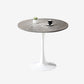 Simple Round Dining Table Sintered Stone Table with Tulip Base for Dining Room Gray White Clearhalo ' dining_table' 'Dining Tables & Seating' 'Dining Tables' 'furn' 'furn_dining_table' 'Furniture' 'furniture_dining_table' 'Kitchen & Dining Furniture' 'kitchen&dining_furn' 'kitchen' 'kitchen_dining_table' 4020809