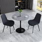 Simple Round Dining Table Sintered Stone Table with Tulip Base for Dining Room Clearhalo ' dining_table' 'Dining Tables & Seating' 'Dining Tables' 'furn' 'furn_dining_table' 'Furniture' 'furniture_dining_table' 'Kitchen & Dining Furniture' 'kitchen&dining_furn' 'kitchen' 'kitchen_dining_table' 4020810