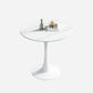 Simple Round Dining Table Sintered Stone Table with Tulip Base for Dining Room White White Clearhalo ' dining_table' 'Dining Tables & Seating' 'Dining Tables' 'furn' 'furn_dining_table' 'Furniture' 'furniture_dining_table' 'Kitchen & Dining Furniture' 'kitchen&dining_furn' 'kitchen' 'kitchen_dining_table' 4020811
