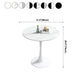 Simple Round Dining Table Sintered Stone Table with Tulip Base for Dining Room Clearhalo ' dining_table' 'Dining Tables & Seating' 'Dining Tables' 'furn' 'furn_dining_table' 'Furniture' 'furniture_dining_table' 'Kitchen & Dining Furniture' 'kitchen&dining_furn' 'kitchen' 'kitchen_dining_table' 4020824