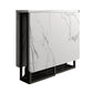 Faux Marble Dining Table Simplicity Style Sled Base Table for Dining Room Clearhalo ' dining_table' 'Dining Tables & Seating' 'Dining Tables' 'furn' 'furn_dining_table' 'Furniture' 'furniture_dining_table' 'Kitchen & Dining Furniture' 'kitchen&dining_furn' 'kitchen' 'kitchen_dining_table' 4020863