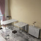 Faux Marble Dining Table Simplicity Style Sled Base Table for Dining Room Clearhalo ' dining_table' 'Dining Tables & Seating' 'Dining Tables' 'furn' 'furn_dining_table' 'Furniture' 'furniture_dining_table' 'Kitchen & Dining Furniture' 'kitchen&dining_furn' 'kitchen' 'kitchen_dining_table' 4020867