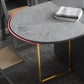 Sintered Stone Dining Table Modern Oval Drop-Leaf 59" Dining Table for Home Use Clearhalo ' dining_table' 'Dining Tables & Seating' 'Dining Tables' 'furn' 'furn_dining_table' 'Furniture' 'furniture_dining_table' 'Kitchen & Dining Furniture' 'kitchen&dining_furn' 'kitchen' 'kitchen_dining_table' 4020903