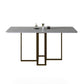 Modern Gray Dining Table Sintered Stone Drop-Leaf 59" Dining Table for Home Use Black Without Chairs Clearhalo ' dining_table' 'Dining Tables & Seating' 'Dining Tables' 'furn' 'furn_dining_table' 'Furniture' 'furniture_dining_table' 'Kitchen & Dining Furniture' 'kitchen&dining_furn' 'kitchen' 'kitchen_dining_table' 4020925
