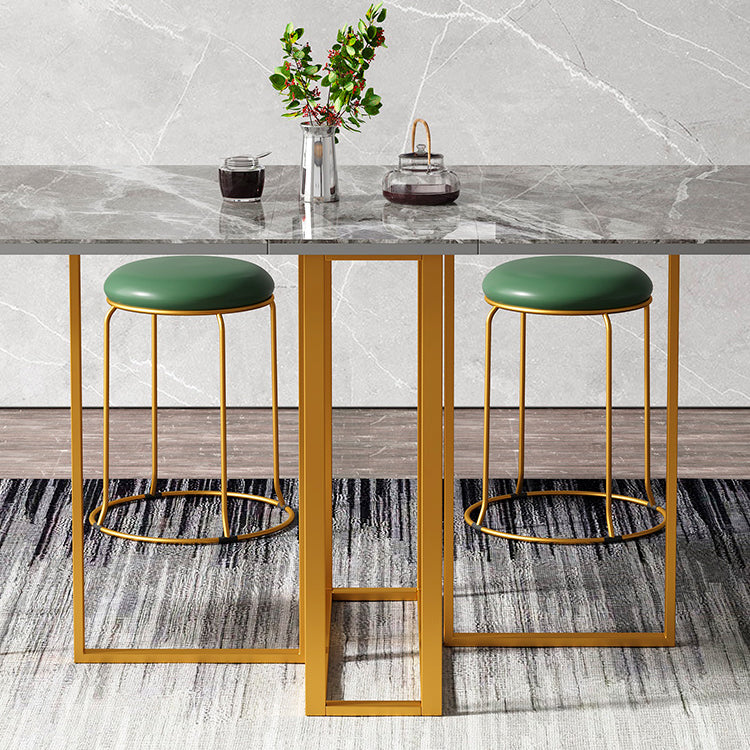 59'' Foldable Sintered Stone Top Kitchen Table Modern Rectangle Table with Trestle Base Clearhalo ' dining_table' 'Dining Tables & Seating' 'Dining Tables' 'furn' 'furn_dining_table' 'Furniture' 'furniture_dining_table' 'Kitchen & Dining Furniture' 'kitchen&dining_furn' 'kitchen' 'kitchen_dining_table' 4020969