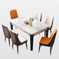 Mid-Century Sintered Stone Dining Table 4 Legs Base Rectangle Table for Home Clearhalo ' dining_table' 'Dining Tables & Seating' 'Dining Tables' 'furn' 'furn_dining_table' 'Furniture' 'furniture_dining_table' 'Kitchen & Dining Furniture' 'kitchen&dining_furn' 'kitchen' 'kitchen_dining_table' 4021018
