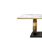 Luxury Style Marble Dining Table Trestle Base Rectangle Table for Home Clearhalo ' dining_table' 'Dining Tables & Seating' 'Dining Tables' 'furn' 'furn_dining_table' 'Furniture' 'furniture_dining_table' 'Kitchen & Dining Furniture' 'kitchen&dining_furn' 'kitchen' 'kitchen_dining_table' 4021029