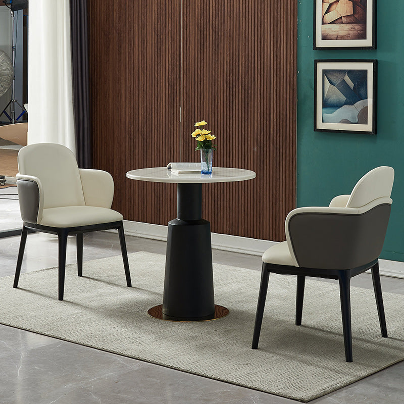 Round Pedestal Dining Table Traditional Luxury Furniture for Dining Room Clearhalo ' dining_table' 'Dining Tables & Seating' 'Dining Tables' 'furn' 'furn_dining_table' 'Furniture' 'furniture_dining_table' 'Kitchen & Dining Furniture' 'kitchen&dining_furn' 'kitchen' 'kitchen_dining_table' 4033078