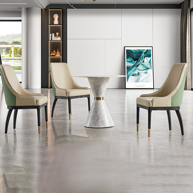 Round Pedestal Dining Table Traditional Luxury Furniture for Dining Room Clearhalo ' dining_table' 'Dining Tables & Seating' 'Dining Tables' 'furn' 'furn_dining_table' 'Furniture' 'furniture_dining_table' 'Kitchen & Dining Furniture' 'kitchen&dining_furn' 'kitchen' 'kitchen_dining_table' 4033084