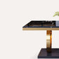 Traditional Luxury Rectangle Dining Table Stainless Steel Table for Dining Room Clearhalo ' dining_table' 'Dining Tables & Seating' 'Dining Tables' 'furn' 'furn_dining_table' 'Furniture' 'furniture_dining_table' 'Kitchen & Dining Furniture' 'kitchen&dining_furn' 'kitchen' 'kitchen_dining_table' 4033157