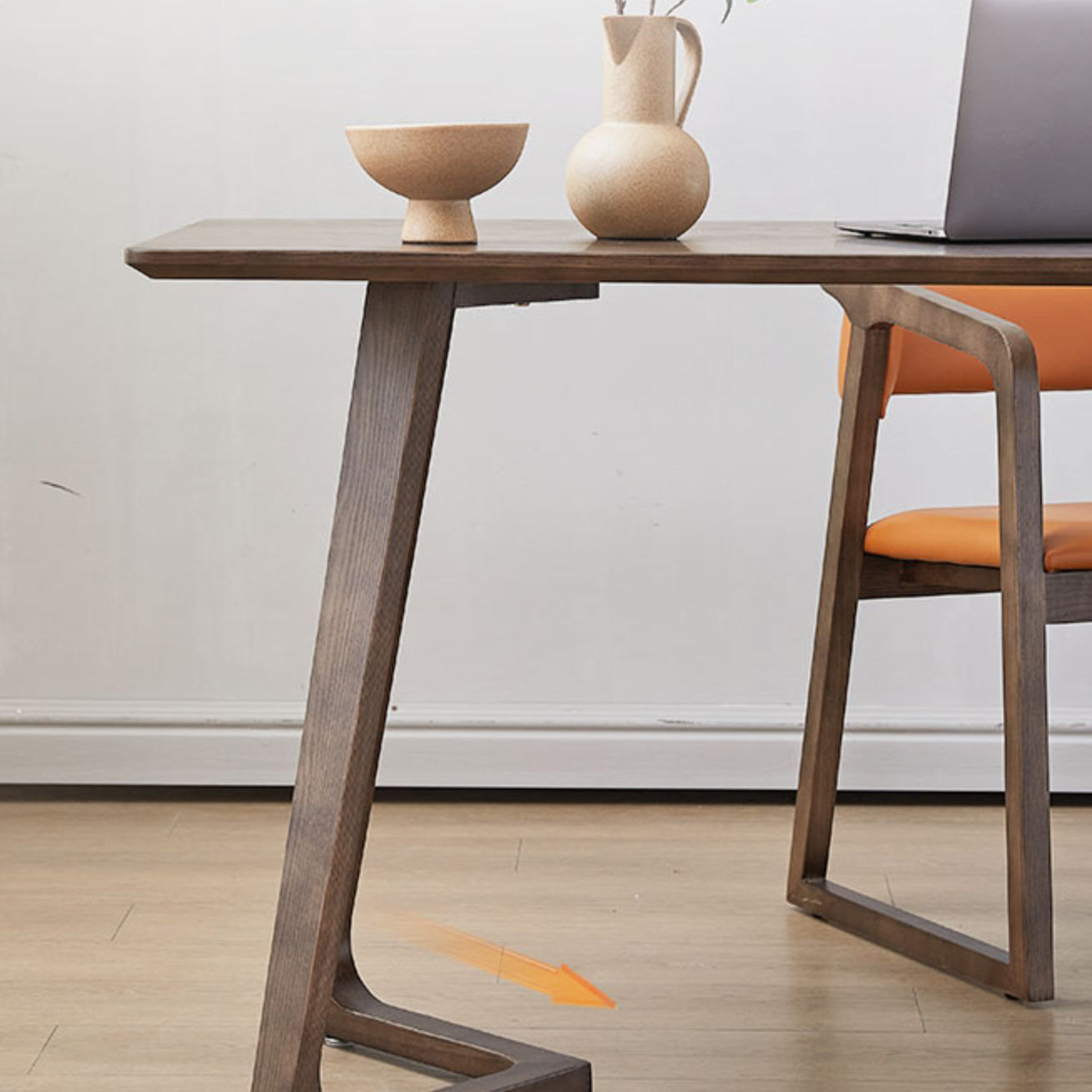 Rectangle Double Pedestal Industrial Dining Table Wood Color Fixed Table with Solid Wood Clearhalo ' dining_table' 'Dining Tables & Seating' 'Dining Tables' 'furn' 'furn_dining_table' 'Furniture' 'furniture_dining_table' 'Kitchen & Dining Furniture' 'kitchen&dining_furn' 'kitchen' 'kitchen_dining_table' 4033220