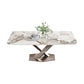 Metal Traditional Luxury Rectangle Table Sintered Stone Table for Kitchen and Dining Room Clearhalo ' dining_table' 'Dining Tables & Seating' 'Dining Tables' 'furn' 'furn_dining_table' 'Furniture' 'furniture_dining_table' 'Kitchen & Dining Furniture' 'kitchen&dining_furn' 'kitchen' 'kitchen_dining_table' 4033340