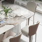 Metal Traditional Luxury Rectangle Table Sintered Stone Table for Kitchen and Dining Room Clearhalo ' dining_table' 'Dining Tables & Seating' 'Dining Tables' 'furn' 'furn_dining_table' 'Furniture' 'furniture_dining_table' 'Kitchen & Dining Furniture' 'kitchen&dining_furn' 'kitchen' 'kitchen_dining_table' 4033342
