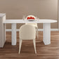 Solid Wood Modern Free Form Dining Table Sintered Stone Top Table for Dining Room Clearhalo ' dining_table' 'Dining Tables & Seating' 'Dining Tables' 'furn' 'furn_dining_table' 'Furniture' 'furniture_dining_table' 'Kitchen & Dining Furniture' 'kitchen&dining_furn' 'kitchen' 'kitchen_dining_table' 4033364