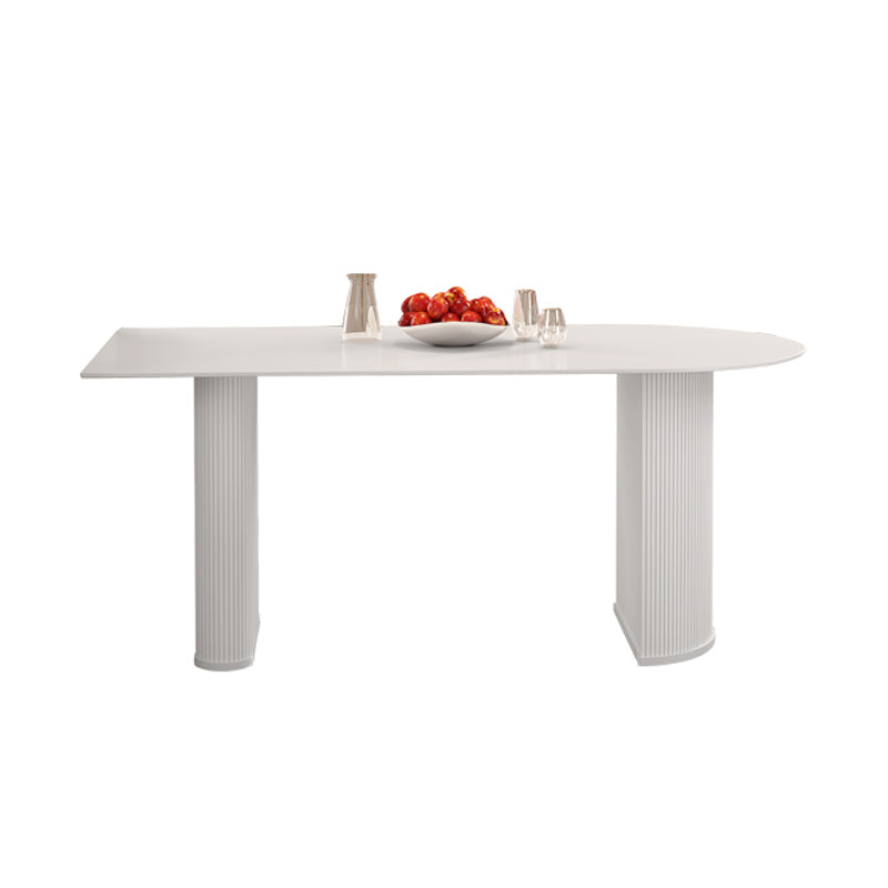 Solid Wood Modern Free Form Dining Table Sintered Stone Top Table for Dining Room Without Chairs Clearhalo ' dining_table' 'Dining Tables & Seating' 'Dining Tables' 'furn' 'furn_dining_table' 'Furniture' 'furniture_dining_table' 'Kitchen & Dining Furniture' 'kitchen&dining_furn' 'kitchen' 'kitchen_dining_table' 4033365