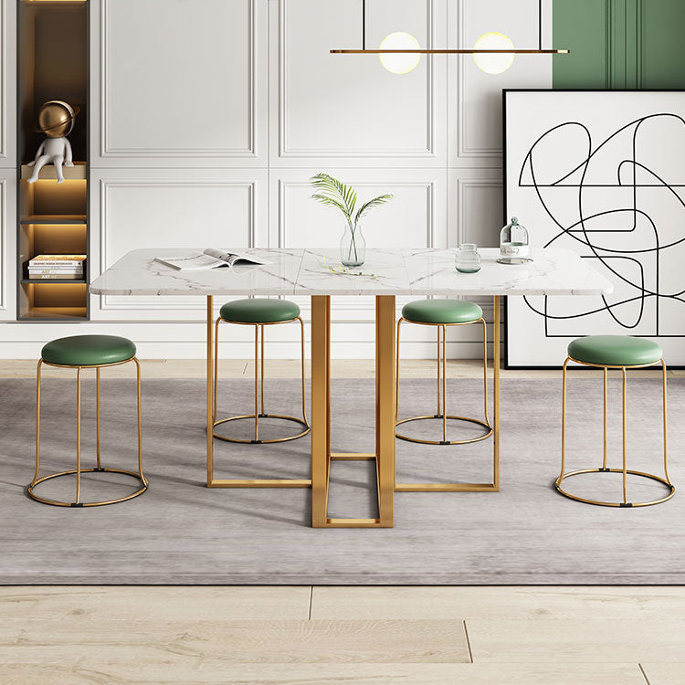 Contemporary Style Table Stone Dining Table Rectangle for Dining Room Home Clearhalo ' dining_table' 'Dining Tables & Seating' 'Dining Tables' 'furn' 'furn_dining_table' 'Furniture' 'furniture_dining_table' 'Kitchen & Dining Furniture' 'kitchen&dining_furn' 'kitchen' 'kitchen_dining_table' 4033376
