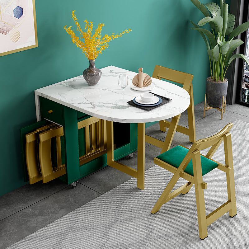 59-inch Oval White Dining Table Simplicity Extendable Table for Dining Room Clearhalo ' dining_table' 'Dining Tables & Seating' 'Dining Tables' 'furn' 'furn_dining_table' 'Furniture' 'furniture_dining_table' 'Kitchen & Dining Furniture' 'kitchen&dining_furn' 'kitchen' 'kitchen_dining_table' 4033402