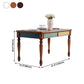 Rectangle Mid-Century Dining Site Table Rubberwood Solid Wood Dinette Table with 4-foot Clearhalo ' dining_table' 'Dining Tables & Seating' 'Dining Tables' 'furn' 'furn_dining_table' 'Furniture' 'furniture_dining_table' 'Kitchen & Dining Furniture' 'kitchen&dining_furn' 'kitchen' 'kitchen_dining_table' 4033450