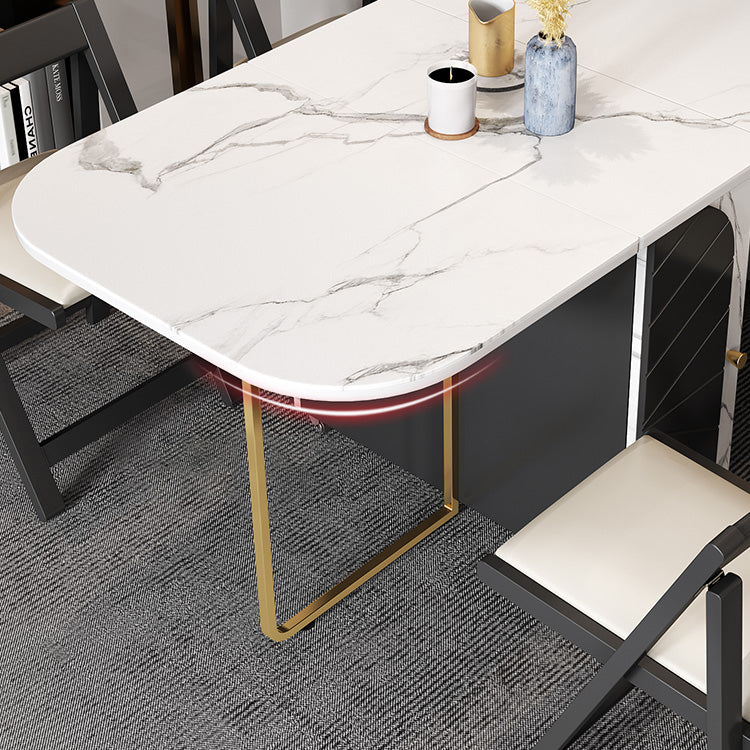 Rectangle 29-inch Dining Site Table Contemporary Dining Room Collection with Drop-Leaf Clearhalo ' dining_table' 'Dining Tables & Seating' 'Dining Tables' 'furn' 'furn_dining_table' 'Furniture' 'furniture_dining_table' 'Kitchen & Dining Furniture' 'kitchen&dining_furn' 'kitchen' 'kitchen_dining_table' 4033525