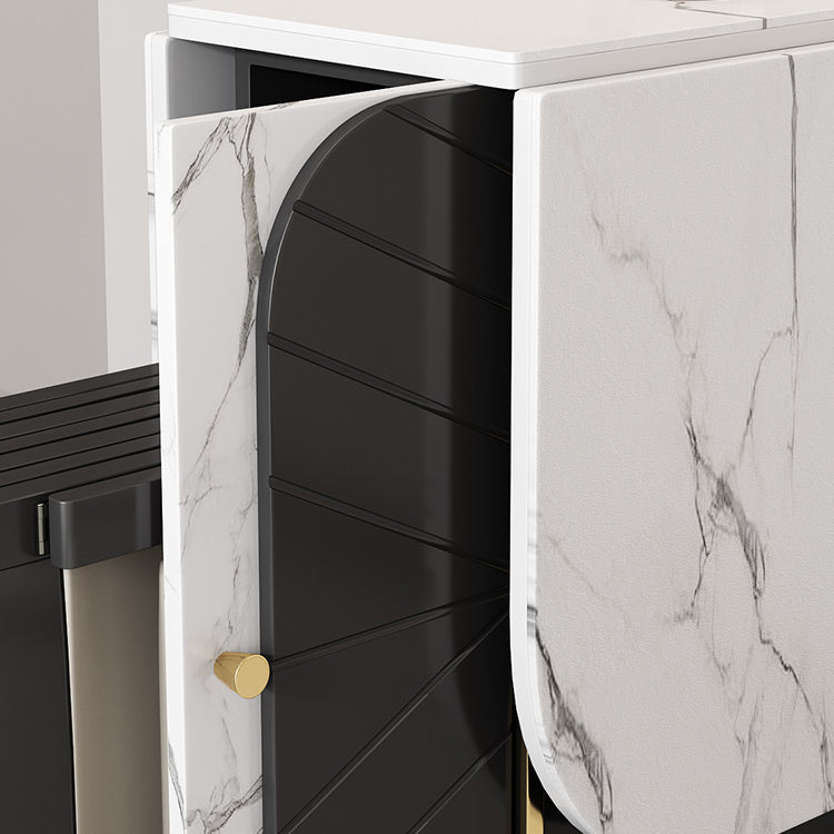 Rectangle 29-inch Dining Site Table Contemporary Dining Room Collection with Drop-Leaf Clearhalo ' dining_table' 'Dining Tables & Seating' 'Dining Tables' 'furn' 'furn_dining_table' 'Furniture' 'furniture_dining_table' 'Kitchen & Dining Furniture' 'kitchen&dining_furn' 'kitchen' 'kitchen_dining_table' 4033526