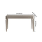 Rectangle Vintage Dining Table Champagne Tone Fixed Table for Home Use Clearhalo ' dining_table' 'Dining Tables & Seating' 'Dining Tables' 'furn' 'furn_dining_table' 'Furniture' 'furniture_dining_table' 'Kitchen & Dining Furniture' 'kitchen&dining_furn' 'kitchen' 'kitchen_dining_table' 4033539