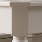 Rectangle 4 Legs Mid-Century Dining Table White Tone Fixed Table of Solid Wood Clearhalo ' dining_table' 'Dining Tables & Seating' 'Dining Tables' 'furn' 'furn_dining_table' 'Furniture' 'furniture_dining_table' 'Kitchen & Dining Furniture' 'kitchen&dining_furn' 'kitchen' 'kitchen_dining_table' 4033547