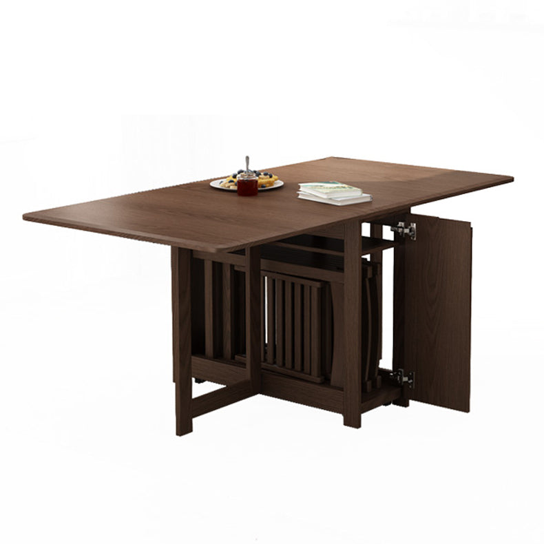Rubberwood Solid Wood Dining Table Mid-Century Rectangle Dining Site Table Clearhalo ' dining_table' 'Dining Tables & Seating' 'Dining Tables' 'Furniture' 'furniture_dining_table' 'Kitchen & Dining Furniture' 'kitchen&dining_furn' 'kitchen' 'kitchen_dining_table' 4033566