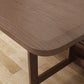 Rubberwood Solid Wood Dining Table Mid-Century Rectangle Dining Site Table Clearhalo ' dining_table' 'Dining Tables & Seating' 'Dining Tables' 'Furniture' 'furniture_dining_table' 'Kitchen & Dining Furniture' 'kitchen&dining_furn' 'kitchen' 'kitchen_dining_table' 4033568