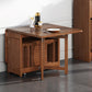 Midcentury Style Dining Room Table Solid Wood Dining Table (table only) Brown Without Chairs Clearhalo ' dining_table' 'Dining Tables & Seating' 'Dining Tables' 'furn' 'furn_dining_table' 'Furniture' 'furniture_dining_table' 'Kitchen & Dining Furniture' 'kitchen&dining_furn' 'kitchen' 'kitchen_dining_table' 4033599