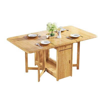 Midcentury Style Dining Room Table Solid Wood Dining Table (table only) Natural Without Chairs Clearhalo ' dining_table' 'Dining Tables & Seating' 'Dining Tables' 'furn' 'furn_dining_table' 'Furniture' 'furniture_dining_table' 'Kitchen & Dining Furniture' 'kitchen&dining_furn' 'kitchen' 'kitchen_dining_table' 4033601