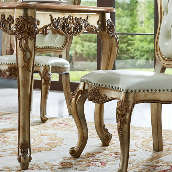 Rectangle Wood Color Dining Table Solid Rubberwood Table Victorian with 4 Legs Clearhalo ' dining_table' 'Dining Tables & Seating' 'Dining Tables' 'furn' 'furn_dining_table' 'Furniture' 'furniture_dining_table' 'Kitchen & Dining Furniture' 'kitchen&dining_furn' 'kitchen' 'kitchen_dining_table' 4033642