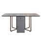 Modern Dining Table Sintered Stone Drop-Leaf Dining Table for Home Use Clearhalo ' dining_table' 'Dining Tables & Seating' 'Dining Tables' 'furn' 'furn_dining_table' 'Furniture' 'furniture_dining_table' 'Kitchen & Dining Furniture' 'kitchen&dining_furn' 'kitchen' 'kitchen_dining_table' 4033666