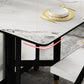 Modern Style White Dining Table Rectangle Drop-Leaf Dining Table for Home Use Clearhalo ' dining_table' 'Dining Tables & Seating' 'Dining Tables' 'furn' 'furn_dining_table' 'Furniture' 'furniture_dining_table' 'Kitchen & Dining Furniture' 'kitchen&dining_furn' 'kitchen' 'kitchen_dining_table' 4033680