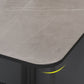 Modern Style Dining Table Sintered Stone Drop-Leaf Dining Table for Home Use Clearhalo ' dining_table' 'Dining Tables & Seating' 'Dining Tables' 'furn' 'furn_dining_table' 'Furniture' 'furniture_dining_table' 'Kitchen & Dining Furniture' 'kitchen&dining_furn' 'kitchen' 'kitchen_dining_table' 4033693