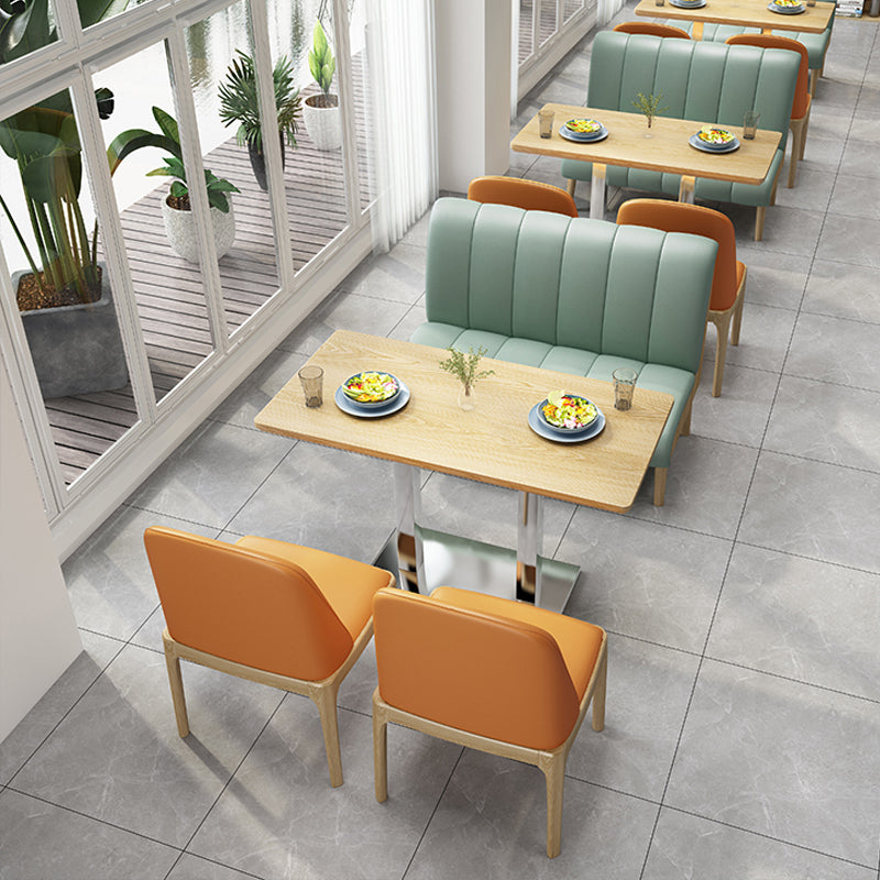 Industrial Style Dining Room Collection Solid Wood Dining Site Table for Dining Room Clearhalo ' dining_table' 'Dining Tables & Seating' 'Dining Tables' 'furn' 'furn_dining_table' 'Furniture' 'furniture_dining_table' 'Kitchen & Dining Furniture' 'kitchen&dining_furn' 'kitchen' 'kitchen_dining_table' 4033718