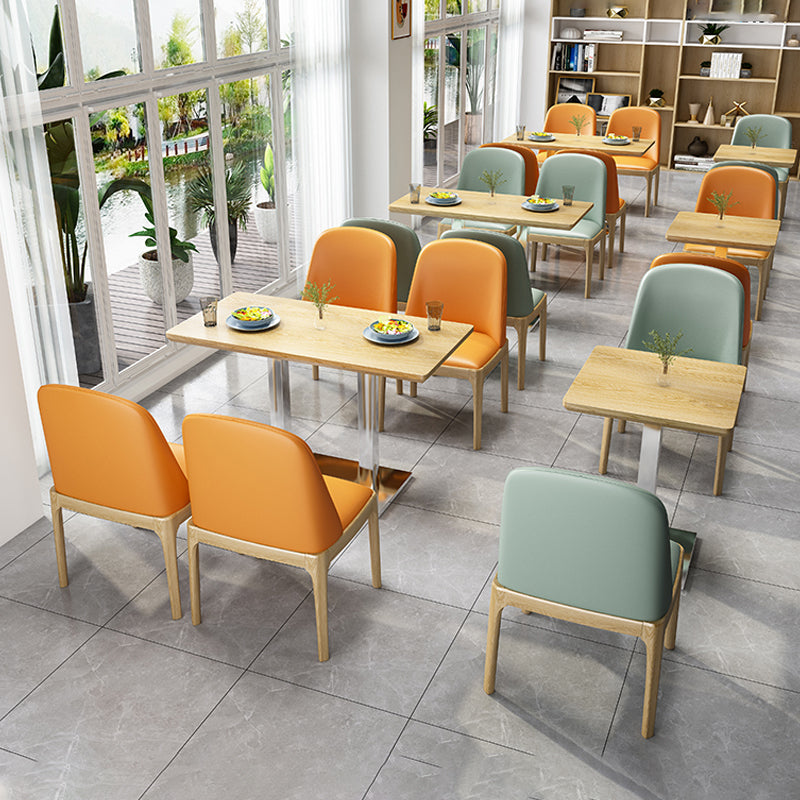 Industrial Style Dining Room Collection Solid Wood Dining Site Table for Dining Room Clearhalo ' dining_table' 'Dining Tables & Seating' 'Dining Tables' 'furn' 'furn_dining_table' 'Furniture' 'furniture_dining_table' 'Kitchen & Dining Furniture' 'kitchen&dining_furn' 'kitchen' 'kitchen_dining_table' 4033719