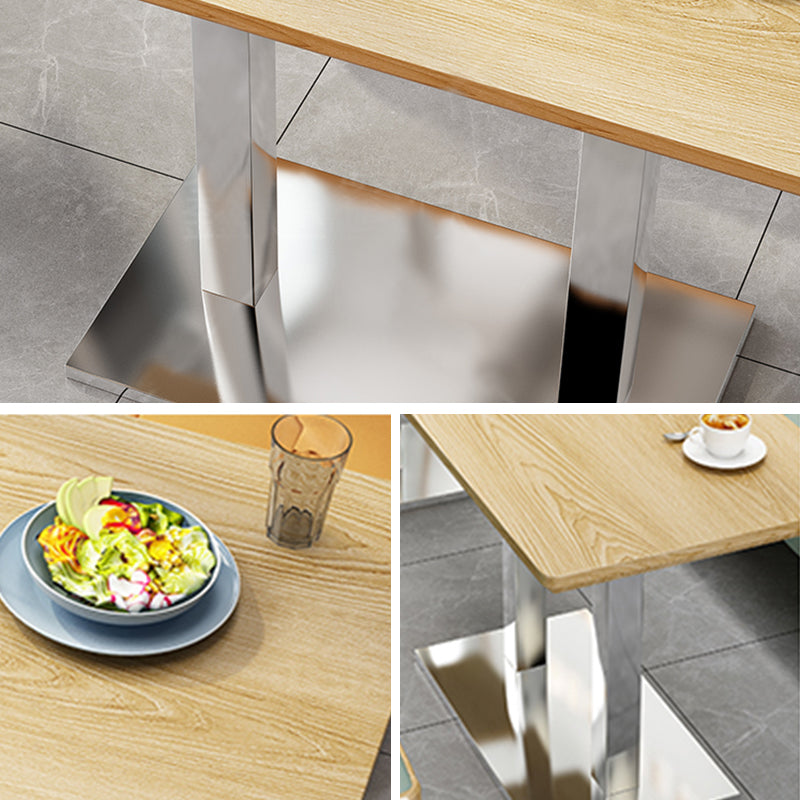 Industrial Style Dining Room Collection Solid Wood Dining Site Table for Dining Room Clearhalo ' dining_table' 'Dining Tables & Seating' 'Dining Tables' 'furn' 'furn_dining_table' 'Furniture' 'furniture_dining_table' 'Kitchen & Dining Furniture' 'kitchen&dining_furn' 'kitchen' 'kitchen_dining_table' 4033724