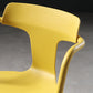 Contemporary Style Plastic Dining Chairs Dining Arm Side Chairs for Kitchen Clearhalo ' kitchen&dining_furn' 'Dining Chairs' 'Dining Tables & Seating' 'dining_chair' 'furn' 'furn_dining_chair' 'Furniture' 'furniture_dining_chair' 'Kitchen & Dining Furniture' 'kitchen' 4037654