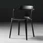 Contemporary Style Plastic Dining Chairs Dining Arm Side Chairs for Kitchen Black 1 Piece Clearhalo ' kitchen&dining_furn' 'Dining Chairs' 'Dining Tables & Seating' 'dining_chair' 'furn' 'furn_dining_chair' 'Furniture' 'furniture_dining_chair' 'Kitchen & Dining Furniture' 'kitchen' 4037664