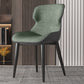 Contemporary Indoor Arm Chair Wingback Upholstered Metal Dining Room Chair Light Green 1 Piece Clearhalo ' kitchen&dining_furn' 'Dining Chairs' 'Dining Tables & Seating' 'dining_chair' 'furn' 'furn_dining_chair' 'Furniture' 'furniture_dining_chair' 'Kitchen & Dining Furniture' 'kitchen' 4037731