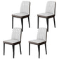 Scandinavian Indoor Side Chair Parsons Back Upholstered Metal Dining Room Chair Grey 4 Piece Set Black Clearhalo ' kitchen&dining_furn' 'Dining Chairs' 'Dining Tables & Seating' 'dining_chair' 'furn' 'furn_dining_chair' 'Furniture' 'furniture_dining_chair' 'Kitchen & Dining Furniture' 'kitchen' 4037824