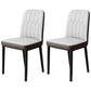 Scandinavian Indoor Side Chair Parsons Back Upholstered Metal Dining Room Chair Grey 2 Piece Set Black Clearhalo ' kitchen&dining_furn' 'Dining Chairs' 'Dining Tables & Seating' 'dining_chair' 'furn' 'furn_dining_chair' 'Furniture' 'furniture_dining_chair' 'Kitchen & Dining Furniture' 'kitchen' 4037828