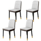 Scandinavian Indoor Side Chair Parsons Back Upholstered Metal Dining Room Chair Grey 4 Piece Set Brass Gold Clearhalo ' kitchen&dining_furn' 'Dining Chairs' 'Dining Tables & Seating' 'dining_chair' 'furn' 'furn_dining_chair' 'Furniture' 'furniture_dining_chair' 'Kitchen & Dining Furniture' 'kitchen' 4037862