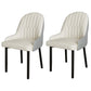 Scandinavian Metal Chairs Set Solid Back Arm Dining Room Kitchen Chair Gray-White 2 Piece Set Black Clearhalo ' kitchen&dining_furn' 'Dining Chairs' 'Dining Tables & Seating' 'dining_chair' 'furn' 'furn_dining_chair' 'Furniture' 'furniture_dining_chair' 'Kitchen & Dining Furniture' 'kitchen' 4037904